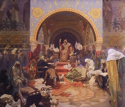 The Bulgarian Tsar Simeon Alphonse Mucha